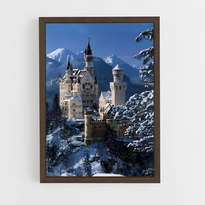 ap-neuschwanstein castle-10 cadre Bois foncé
