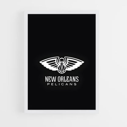 ap-new orleans pelicans-2 cadre Blanc