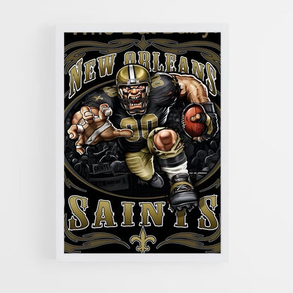 ap-new orleans saints-4 cadre Blanc