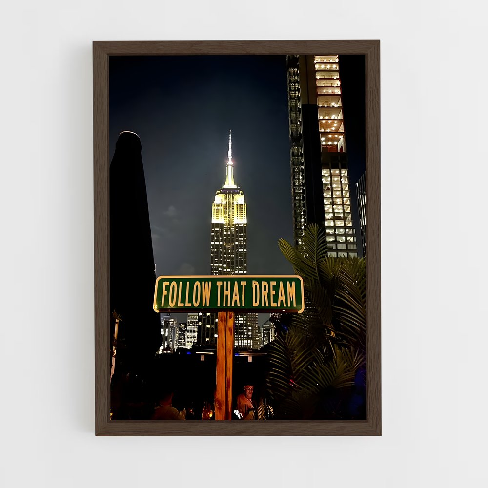 ap-new york-5 cadre Bois foncé