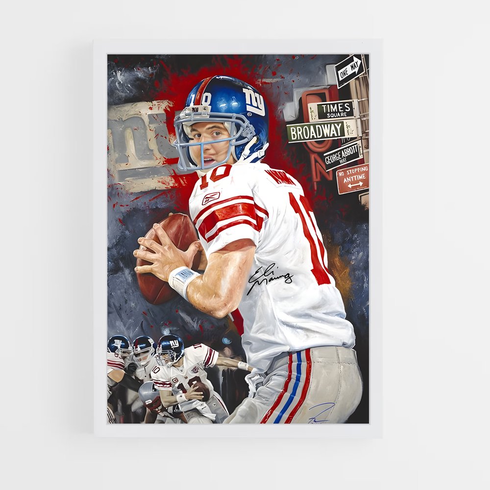 ap-new york giants-10 cadre Blanc