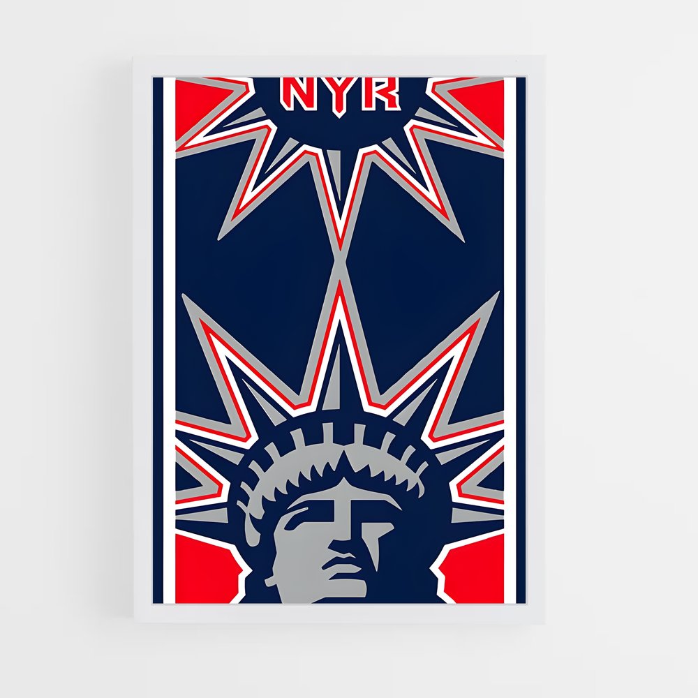 ap-new york rangers-4 cadre Blanc