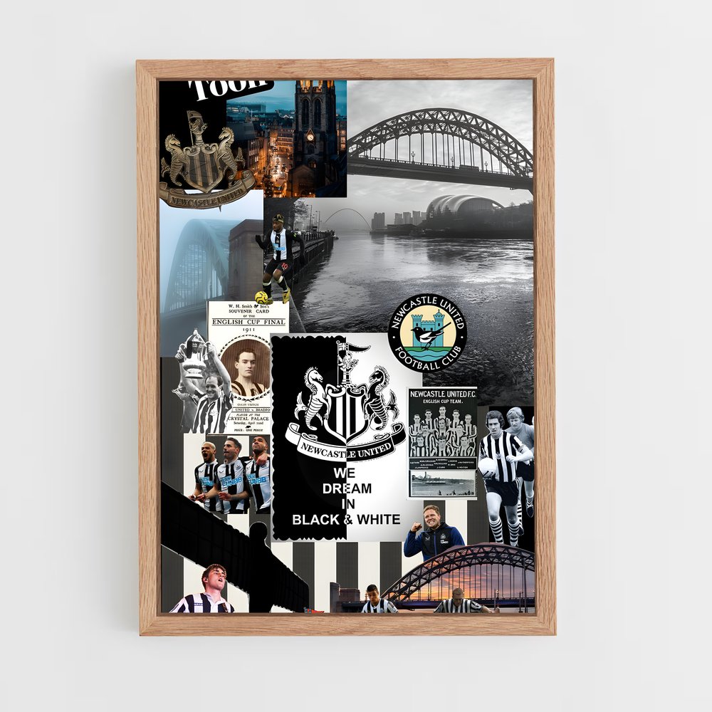 ap-newcastle united fc-4 cadre Bois clair