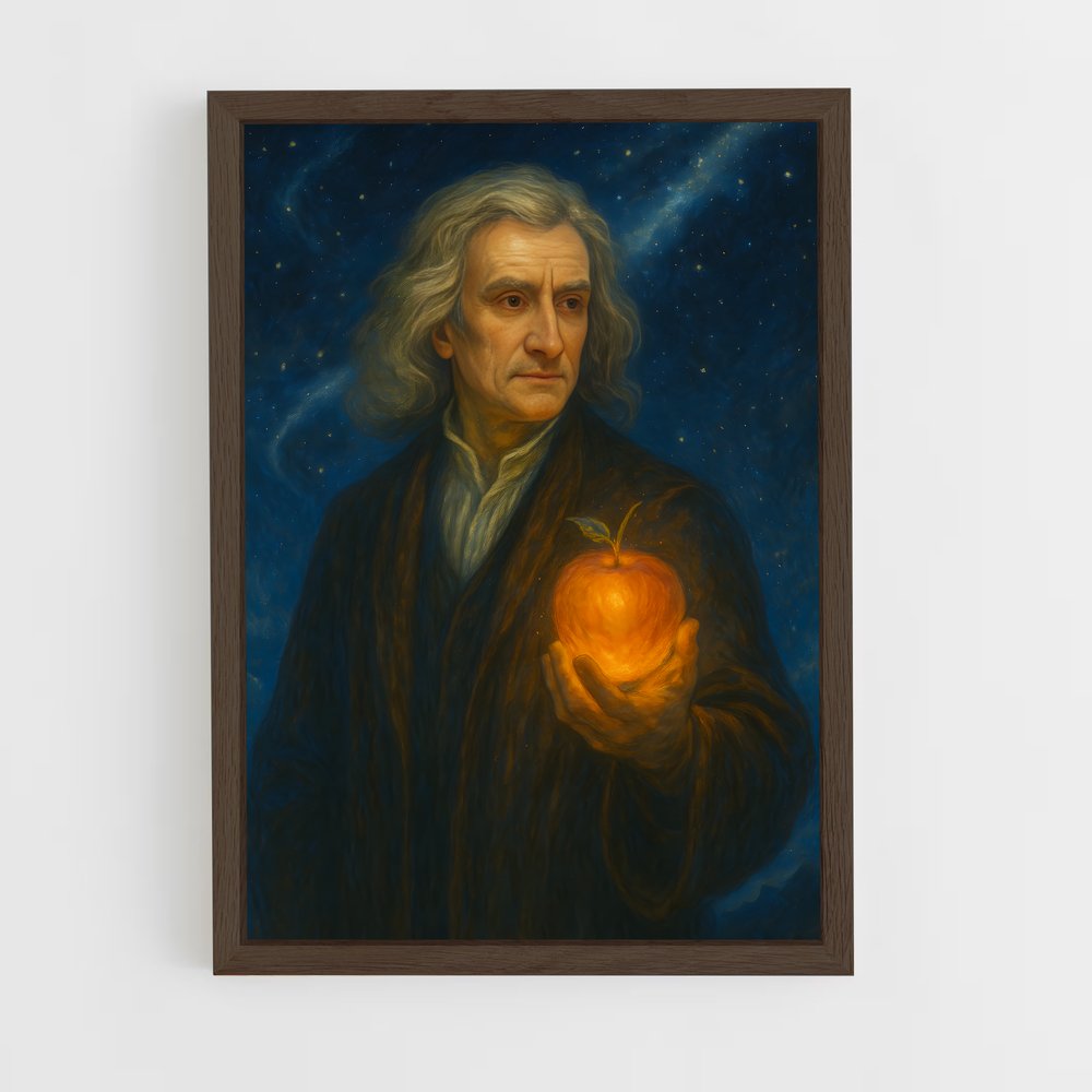 ap-newton apple-3 cadre Bois foncé