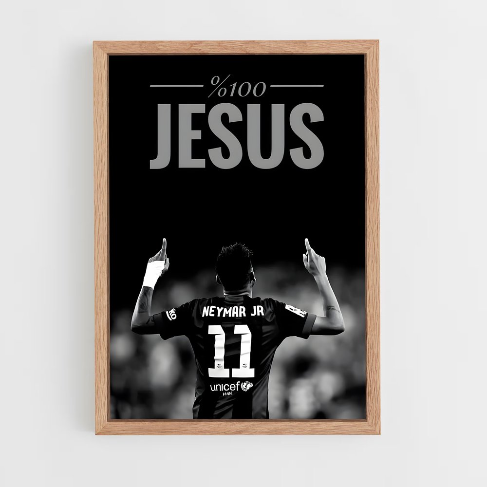ap-neymar-8 cadre Bois clair