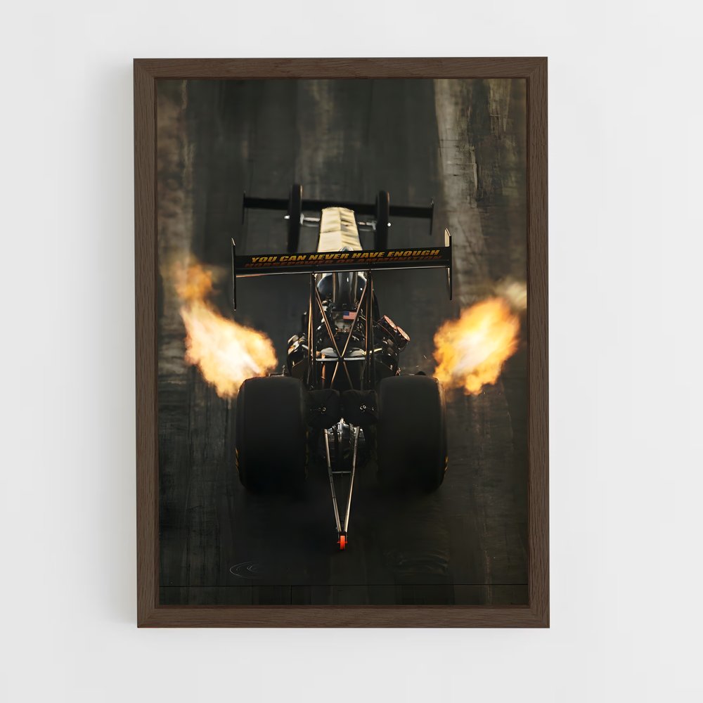 ap-nhra dragster-1 cadre Bois foncé