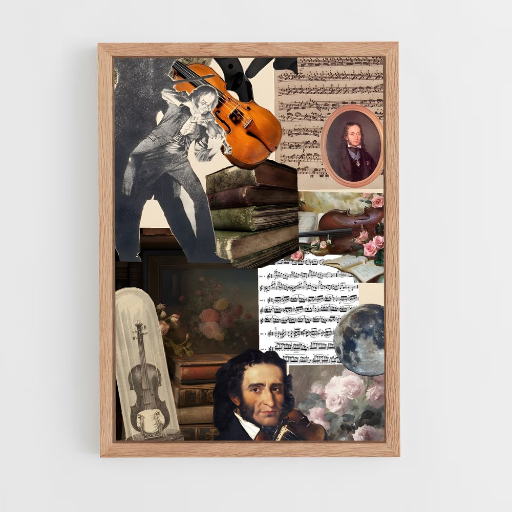 ap-niccolo paganini-2 cadre Bois clair
