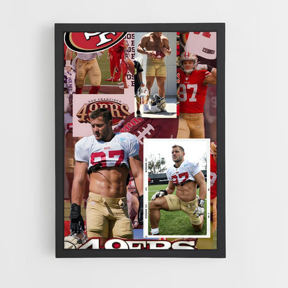ap-nick bosa-7 cadre Noir