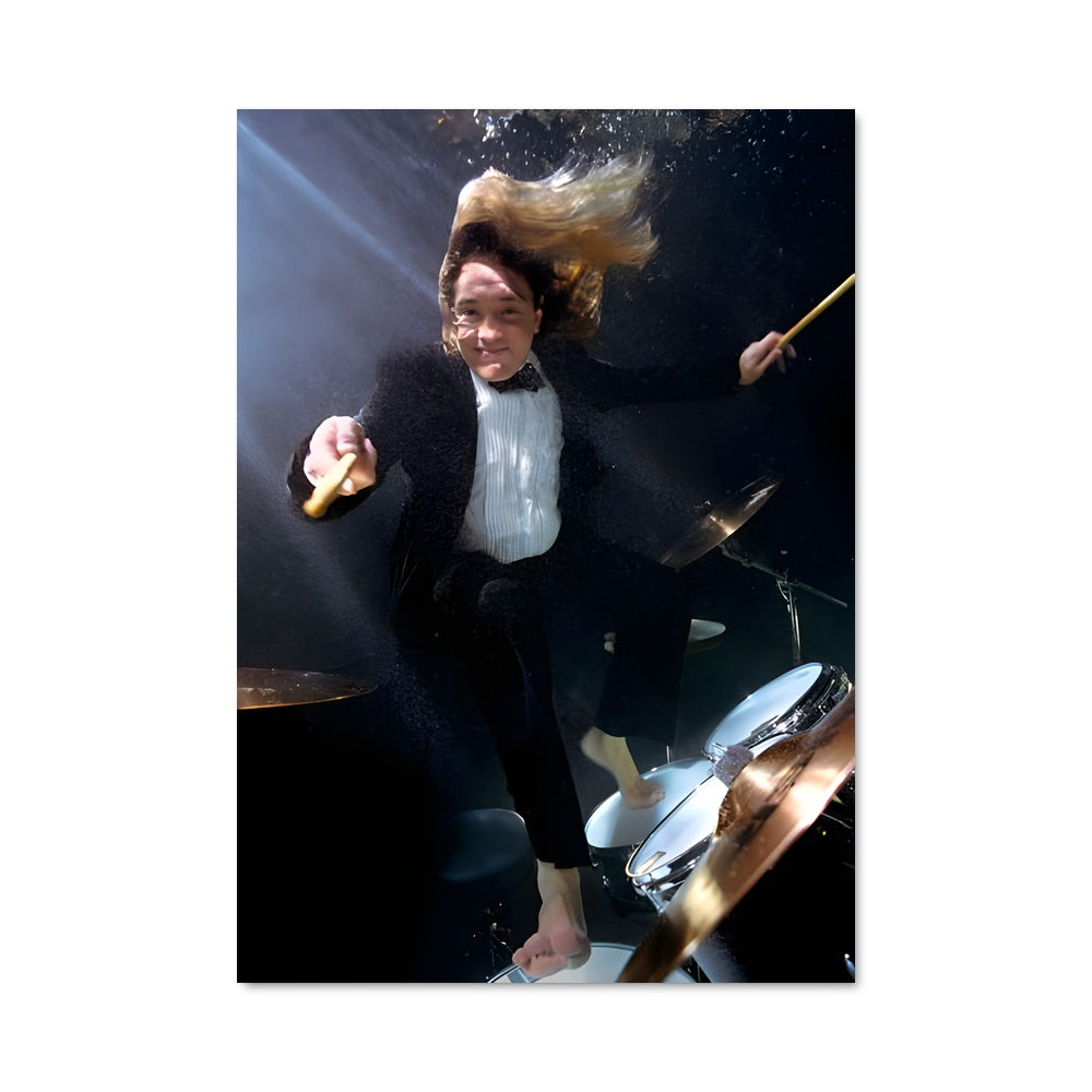 Poster Drums Underwater