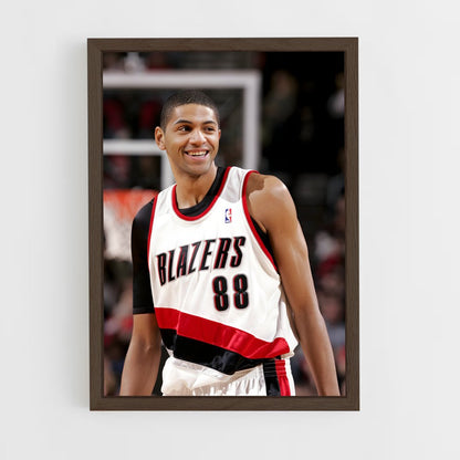 ap-nicolas batum-2 cadre Bois foncé