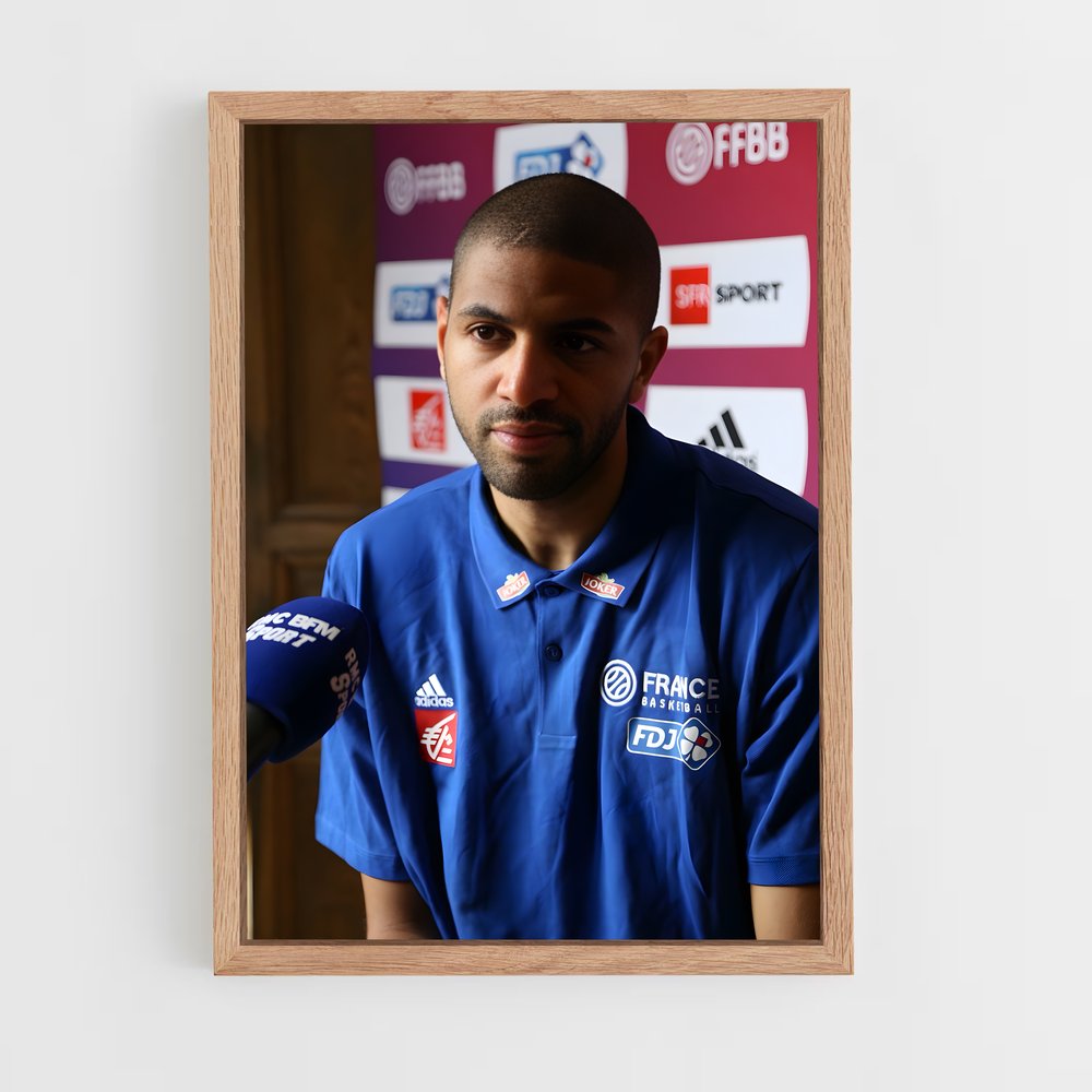 ap-nicolas batum-5 cadre Bois clair
