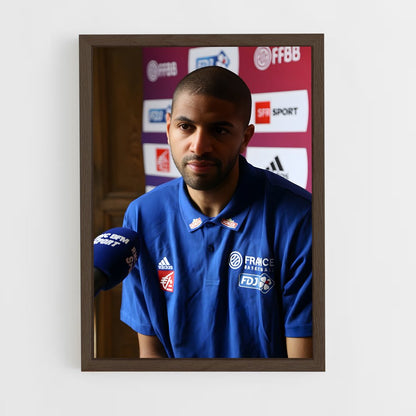 ap-nicolas batum-5 cadre Bois foncé