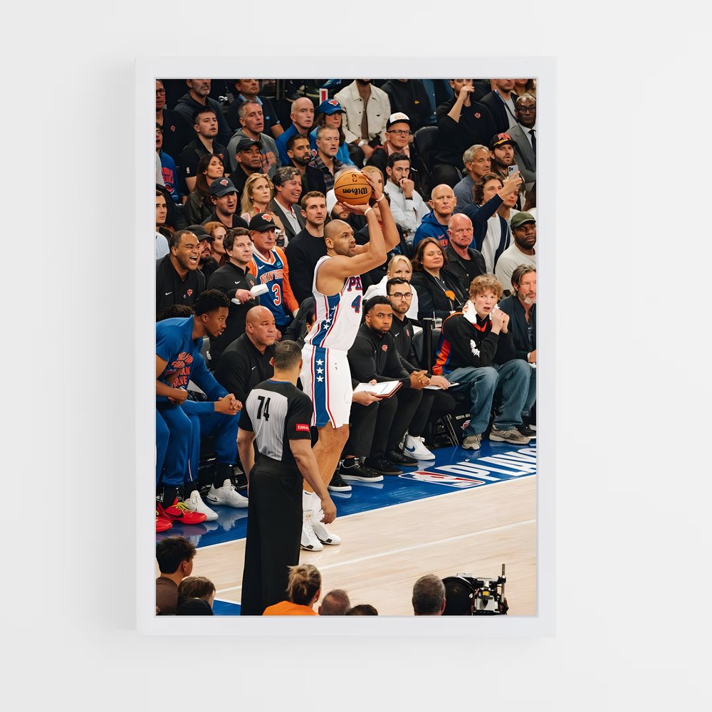 ap-nicolas batum-6 cadre Blanc