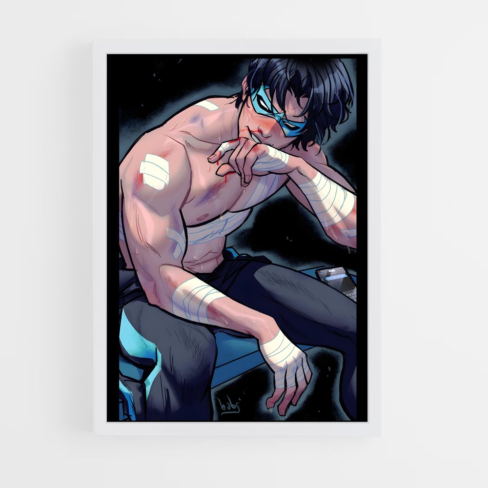 ap-nightwing-7 cadre Blanc