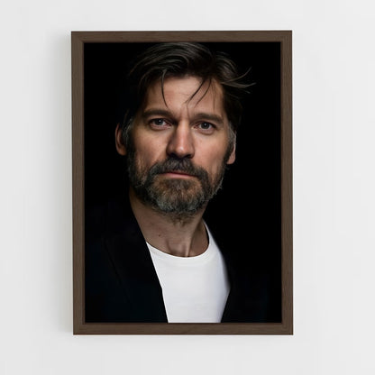 ap-nikolaj coster-waldau-1 cadre Bois foncé