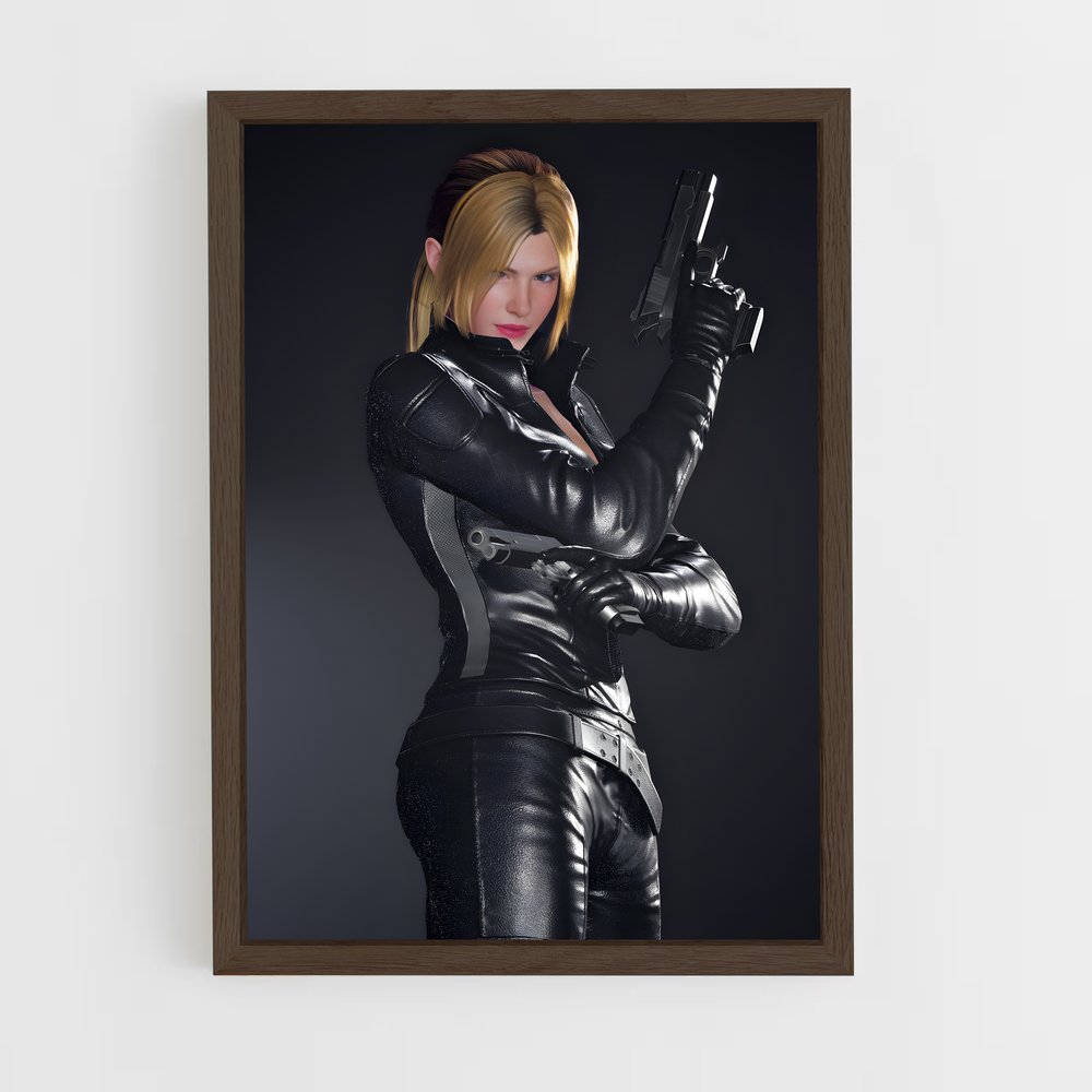 ap-nina williams-1 cadre Bois foncé