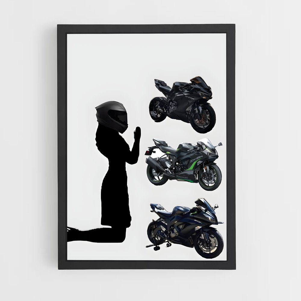 ap-ninja zx-6r-4 cadre Noir