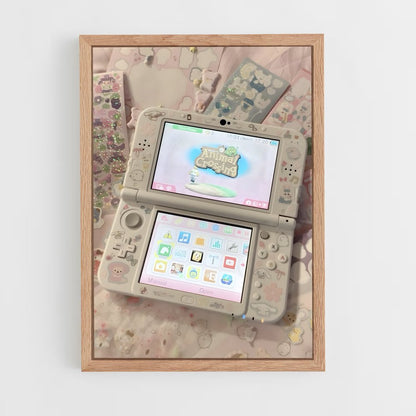 ap-nintendo 3ds-1 cadre Bois clair