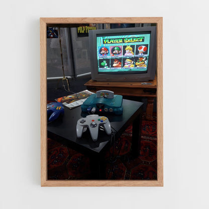 ap-nintendo 64-2 cadre Bois clair