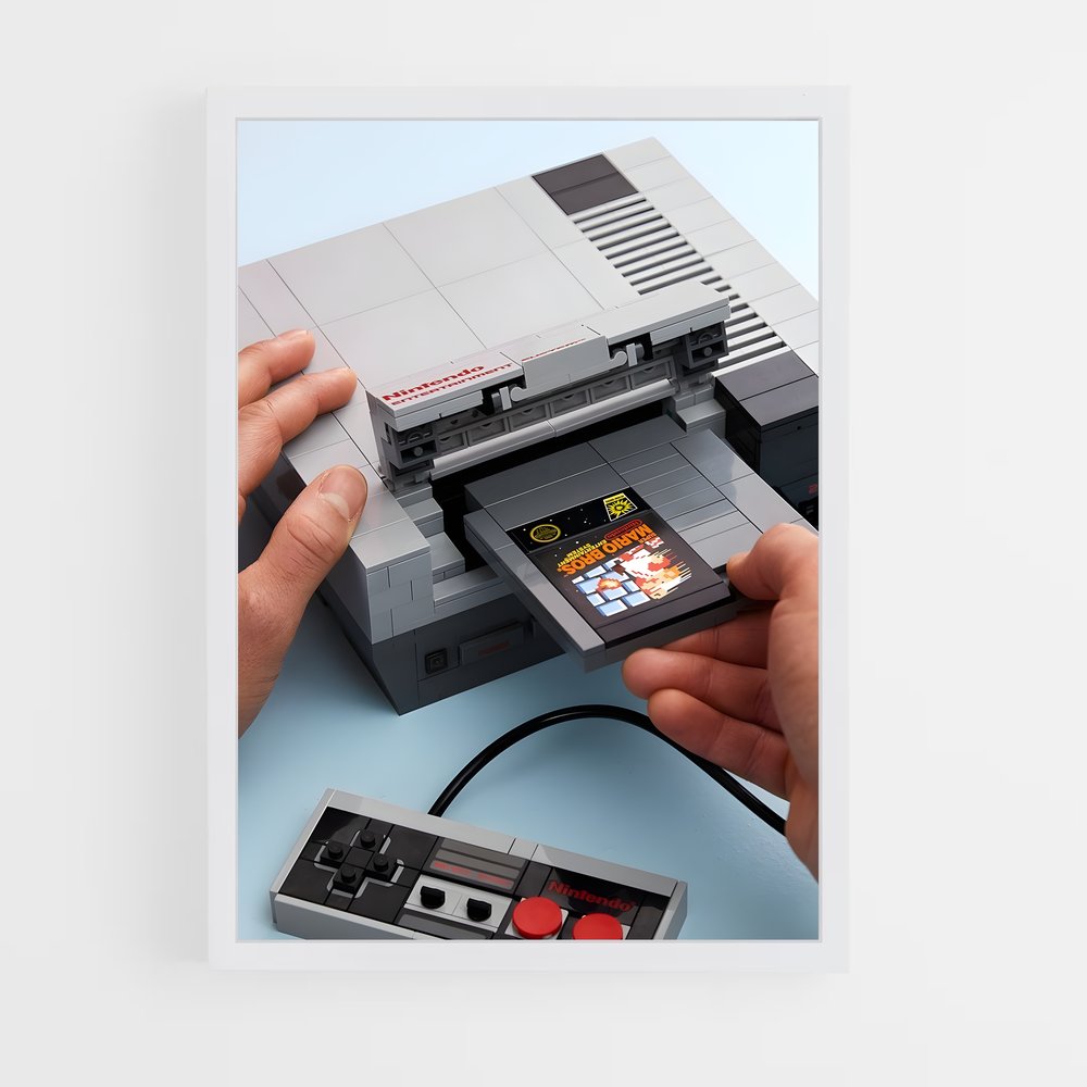 ap-nintendo entertainment system-2 cadre Blanc