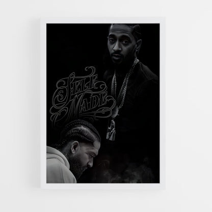 ap-nipsey hussle-4 cadre Blanc
