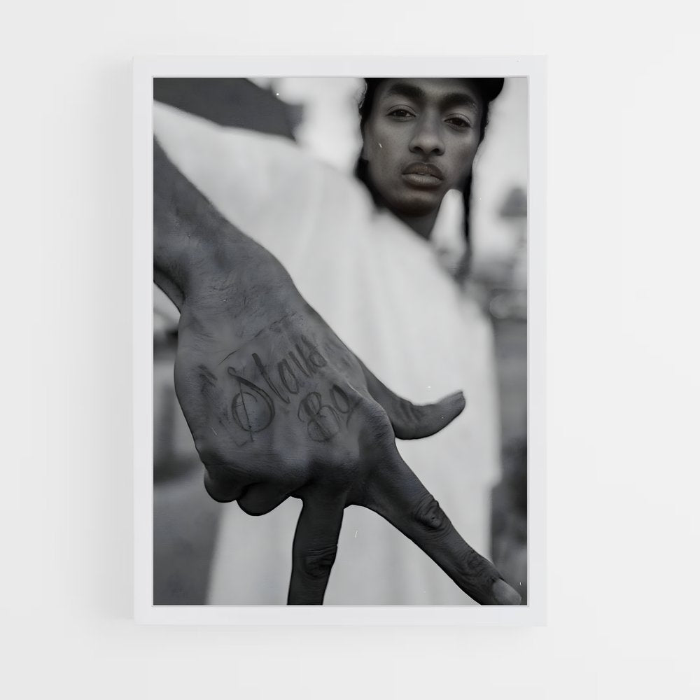 ap-nipsey hussle-7 cadre Blanc