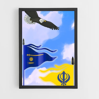 ap-nishan sahib-4 cadre Noir