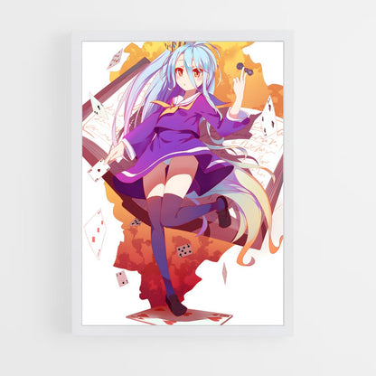 ap-no game no life-5 cadre Blanc