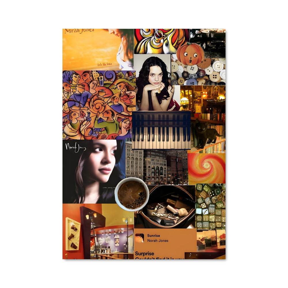 Poster Norah en Chapeau