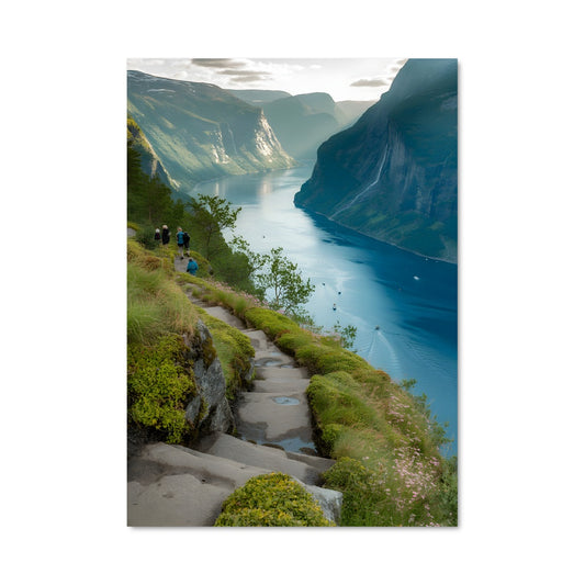 Poster Chemin des Fjords