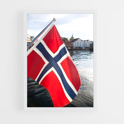 ap-norway flag-5 cadre Blanc