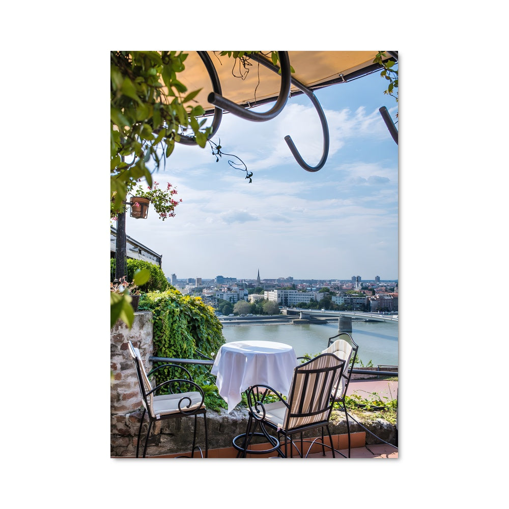 Poster Rivière en Terrasse