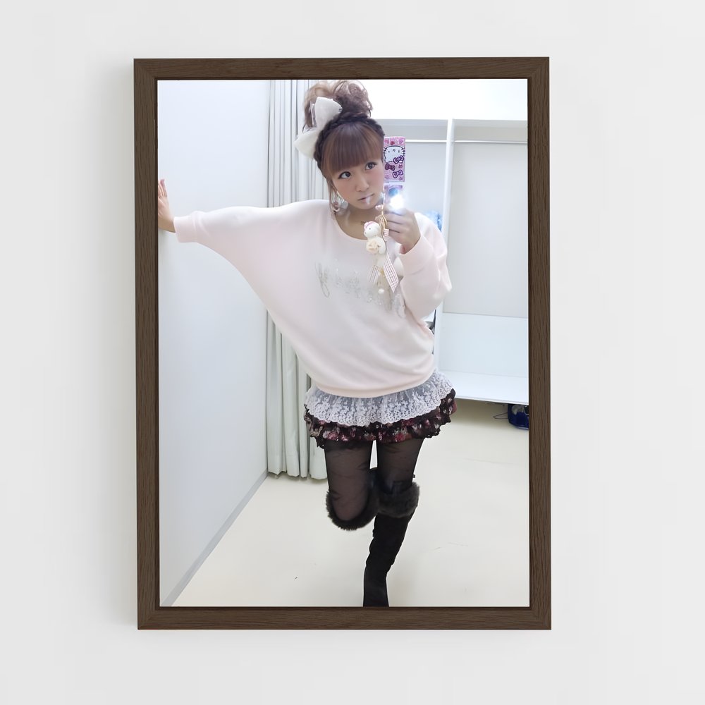 ap-nozomi tsuji-6 cadre Bois foncé
