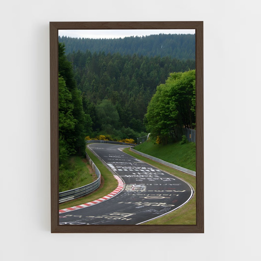 ap-nurburgring germany-3 cadre Bois foncé