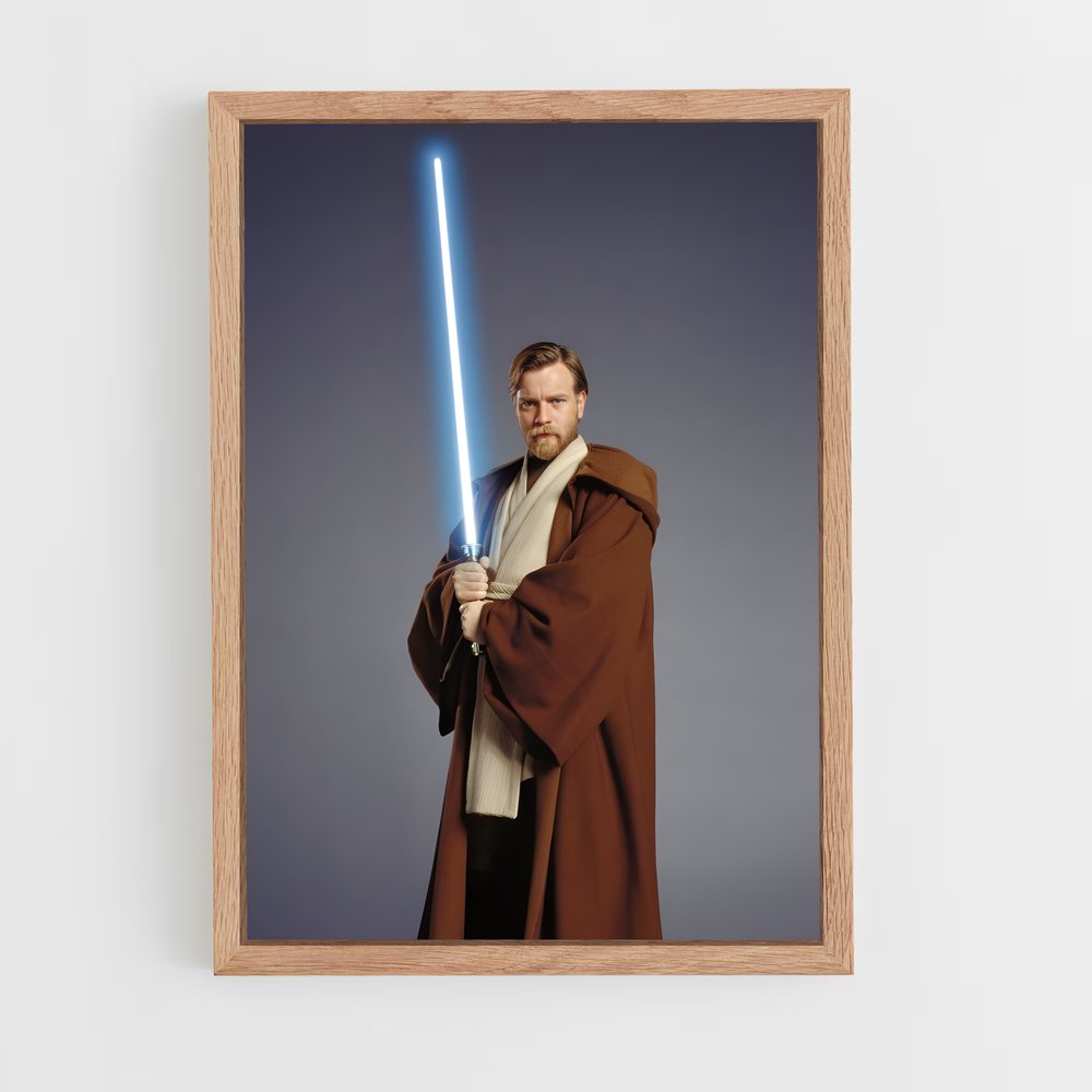 ap-obi-wan kenobi-2 cadre Bois clair