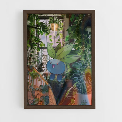 ap-oddish-2 cadre Bois foncé