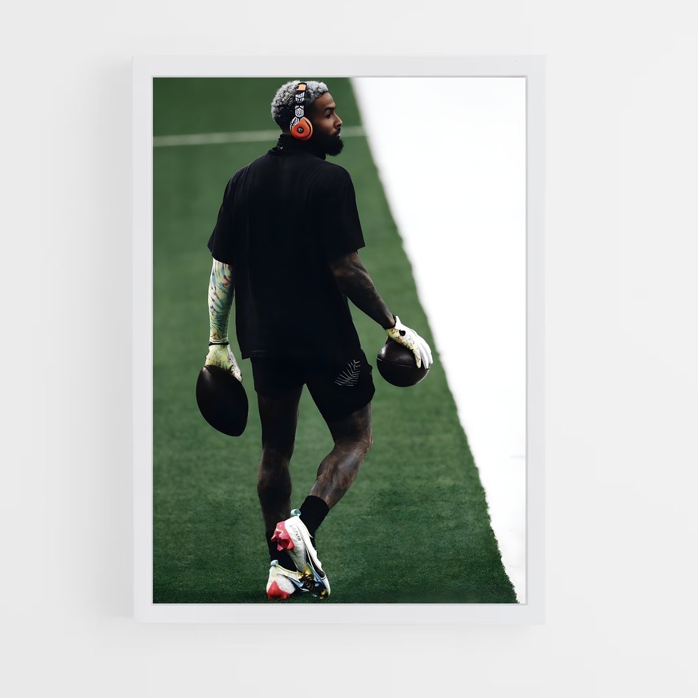 ap-odell beckham jr-3 cadre Blanc