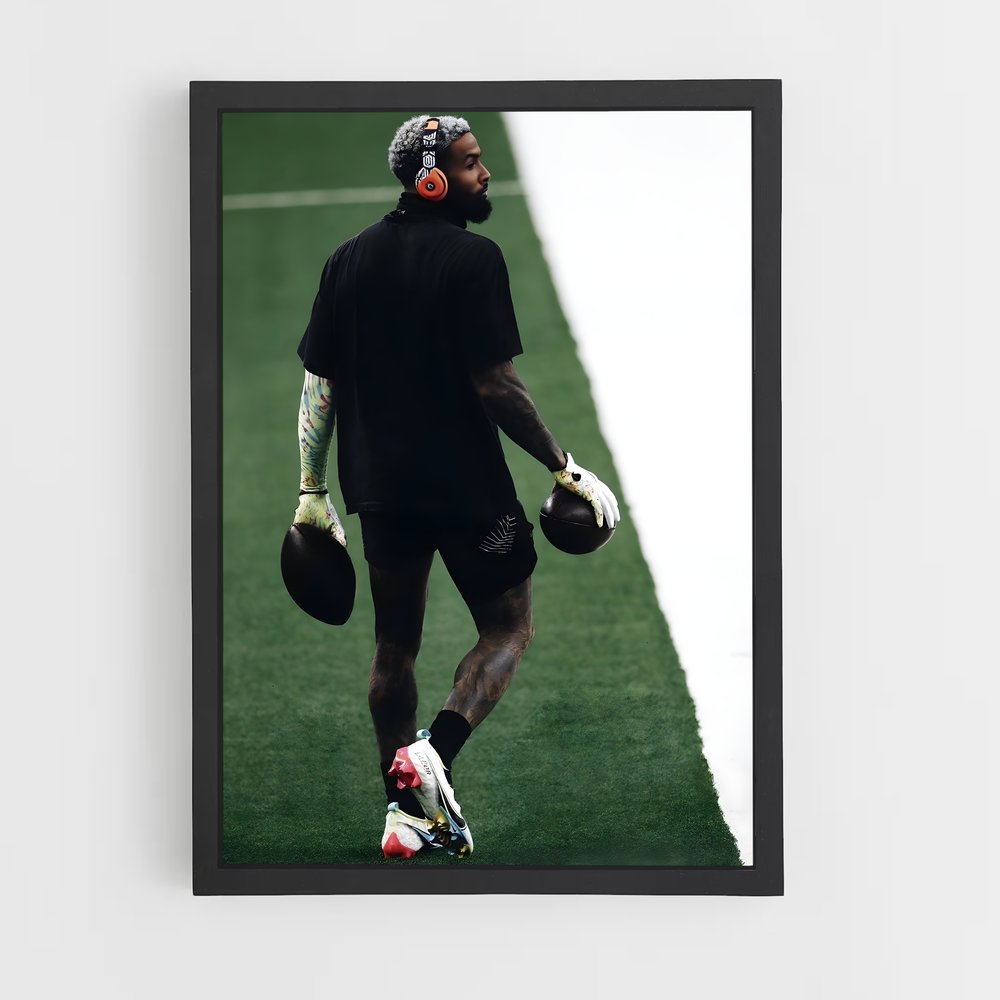 ap-odell beckham jr-3 cadre Noir