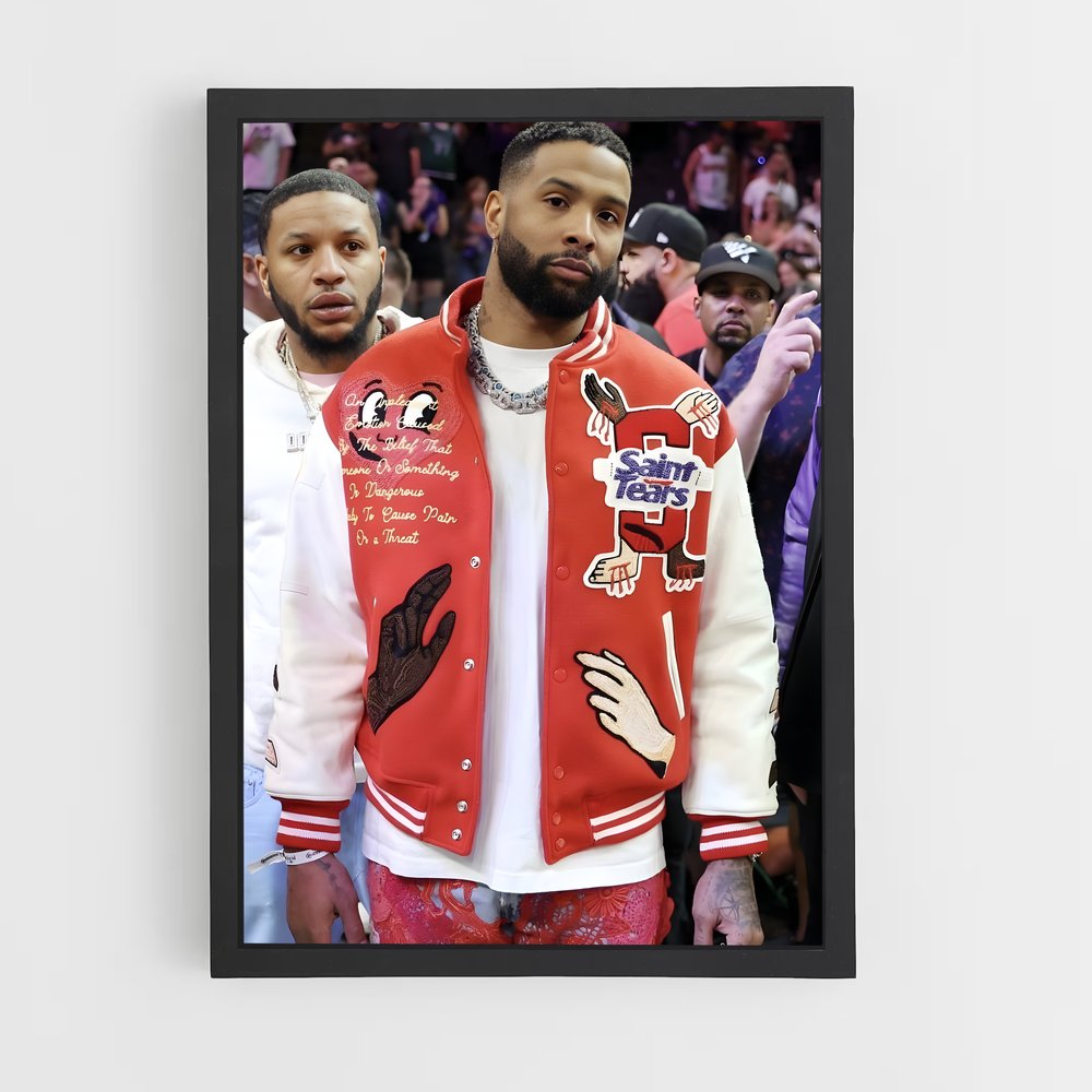 ap-odell beckham jr-4 cadre Noir