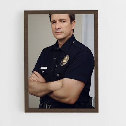 ap-officer finlay-1 cadre Bois foncé