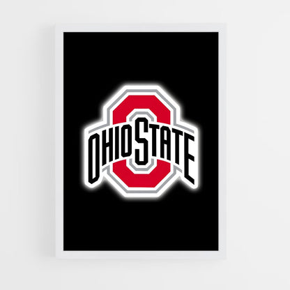 ap-ohio state buckeyes-4 cadre Blanc