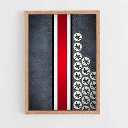 ap-ohio state buckeyes-6 cadre Bois clair