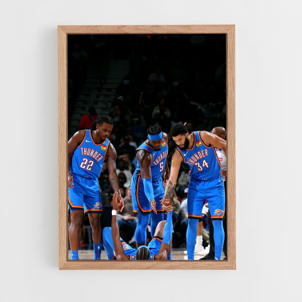 ap-oklahoma city thunder-1 cadre Bois clair