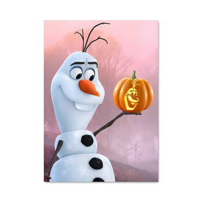 Poster Olaf le Bonhomme de Neige