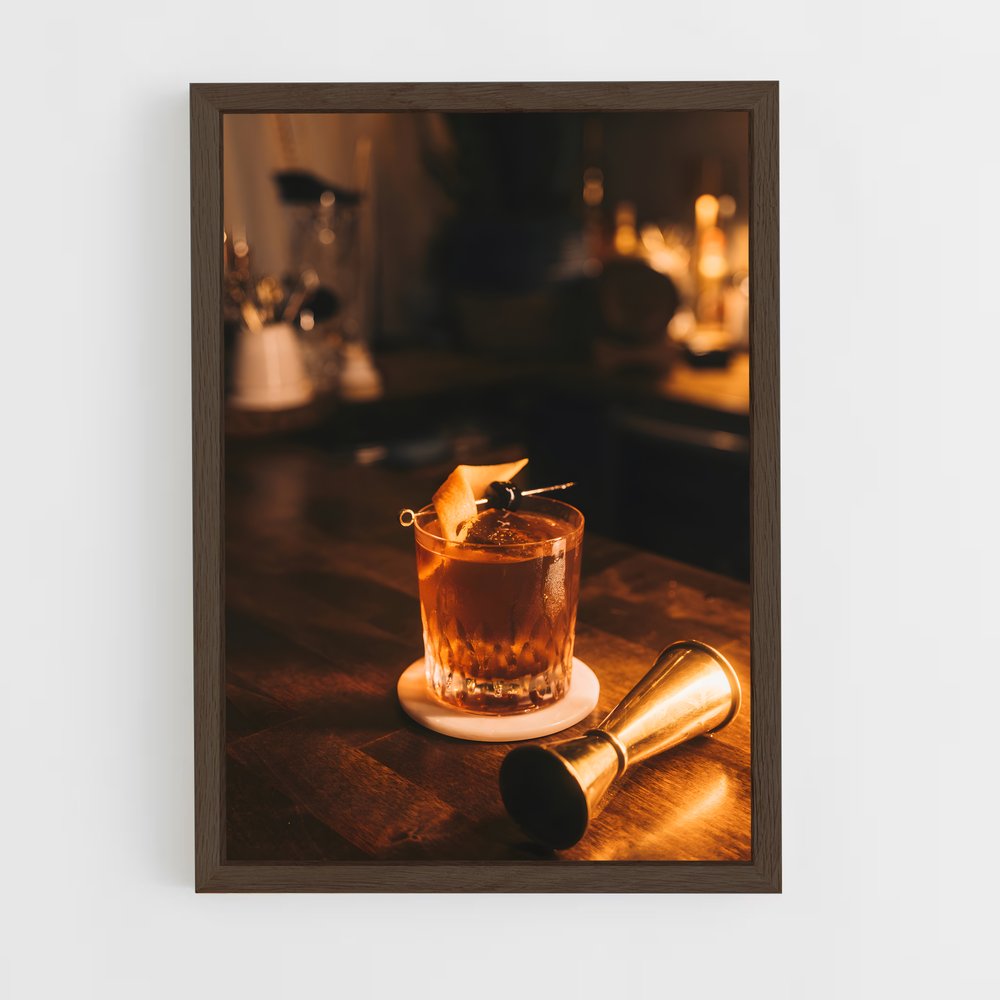 ap-old fashioned-4 cadre Bois foncé