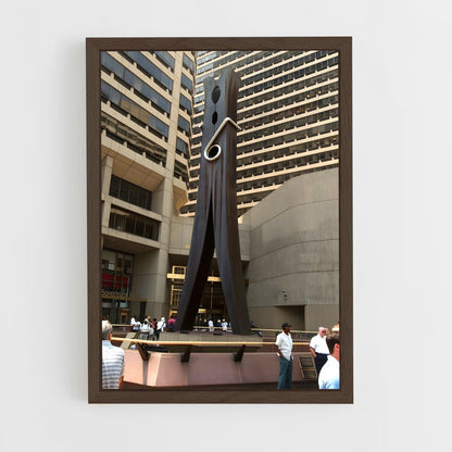 ap-oldenburg clothespin-3 cadre Bois foncé