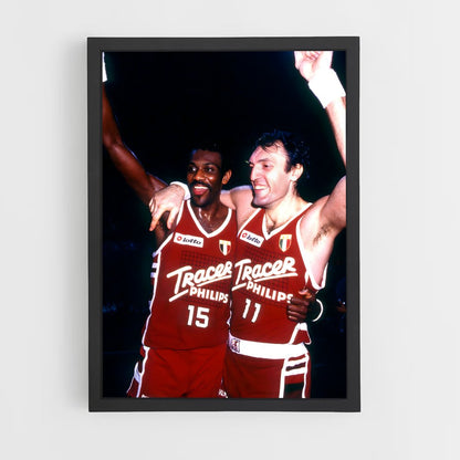 ap-olimpia milano basketball-1 cadre Noir