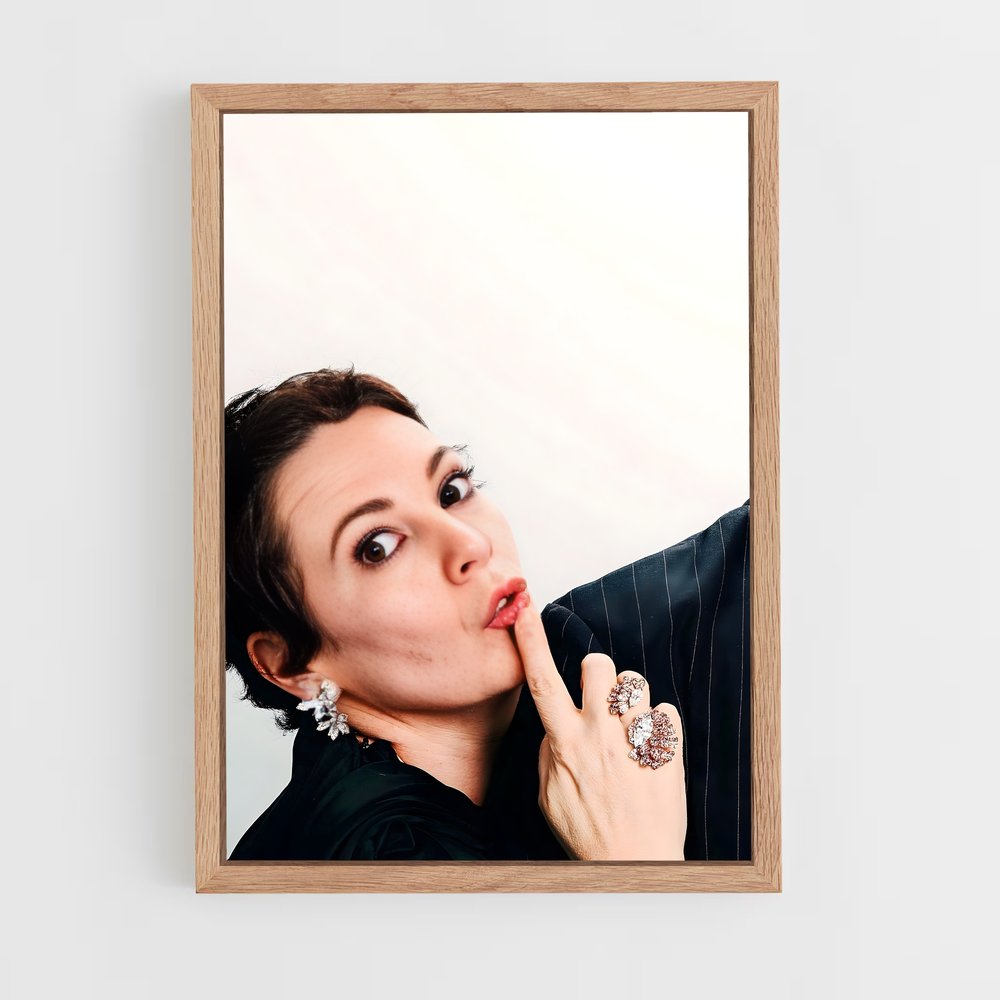 ap-olivia colman-3 cadre Bois clair