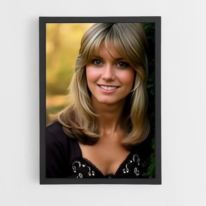 ap-olivia newton-john-11 cadre Noir