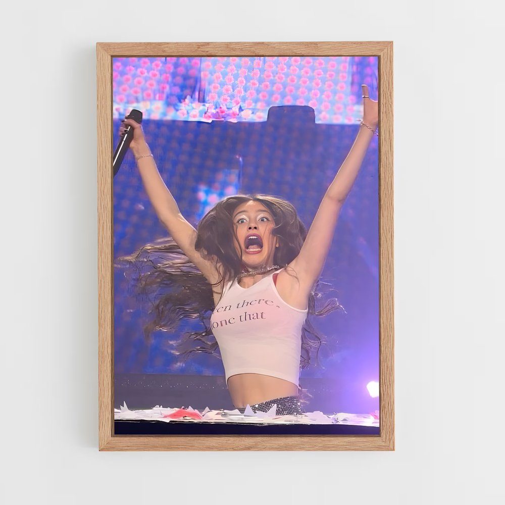 ap-olivia rodrigo-4 cadre Bois clair